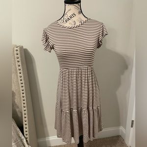 Striped Tier Dress